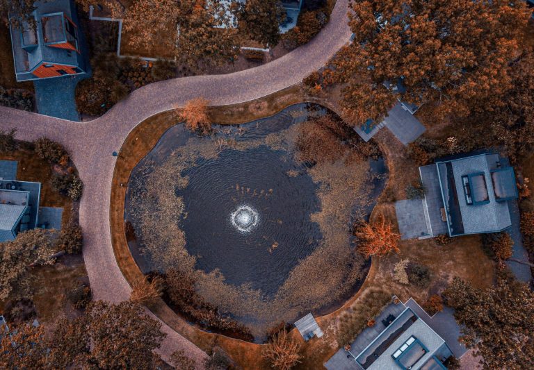 Aerial Photo of Dutch Accomdation Village 