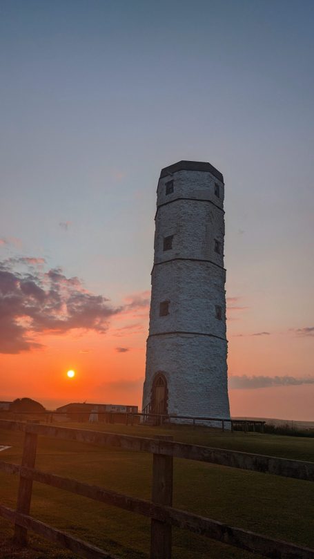 Flamborough HEad Lighthouse at Sunset